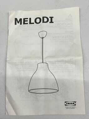 MELODI 603.865.32/60386532 Pendant lamp, white, 11 "